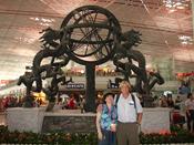 Miraculous meeting of Rozalina Gutman with UC Berkeley Prof. of Psychology Decker Keltner at Beijing Airport