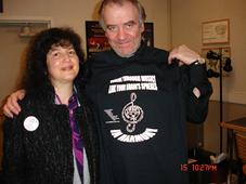 Maestro Valery Gergiev, renown conductor of Mriinsky Theater Orchestra, after performance at Zellerbach Hall, Berkeley CA USA, supporting the message of Advocacy for Music Education by C.H.A.R.I.S.M.A. Foundation, photo by Rozalina Gutman