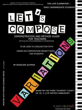 new composition textbook for beginners of young age with Demonstration and Method Guide for Teachers that have no or little experience in composition